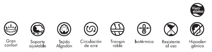 caracteristicas almohada adapt