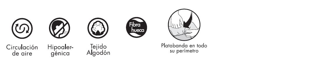 características cubrecolchón alaiz algodón