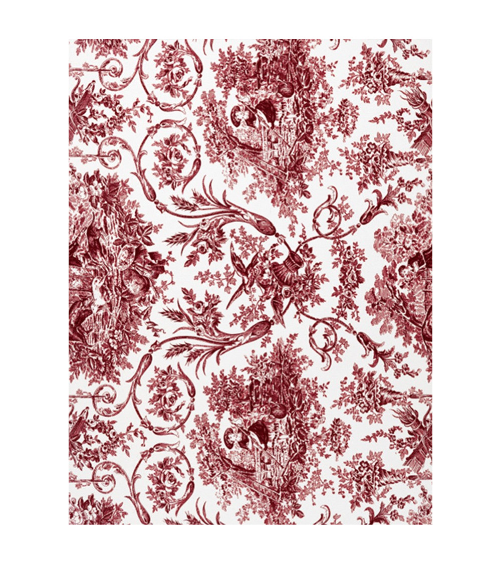 Mantel Estampado Orleans Burdeos