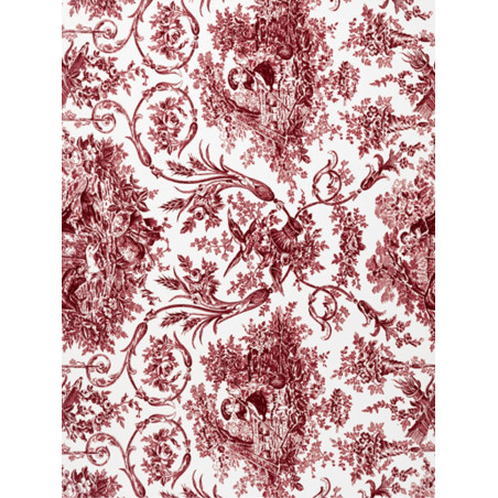 Mantel Estampado Orleans Burdeos