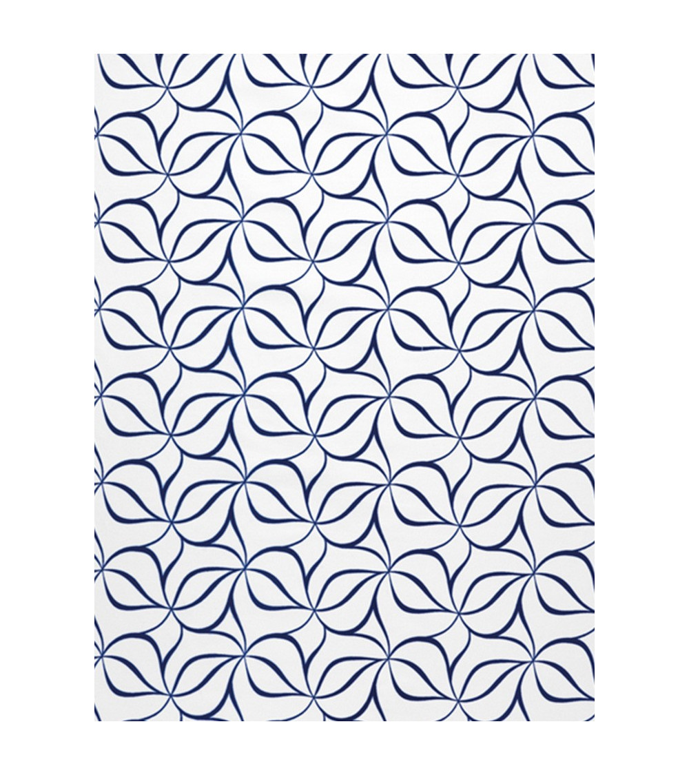 Mantel Estampado Capri color Marino.