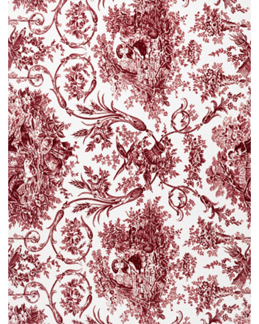 Mantel Estampado Orleans Burdeos