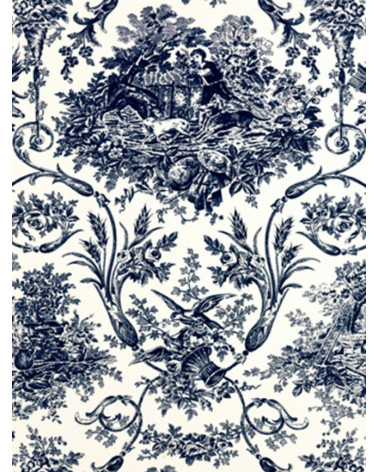 Mantel ANTIMANCHAS Estampado Orleans Azul