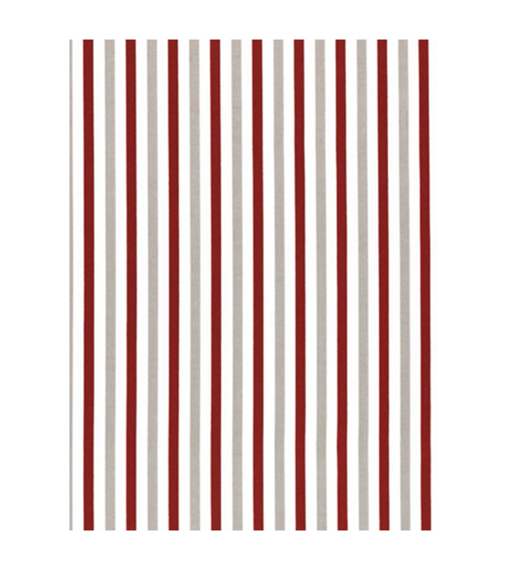 Mantel ANTIMANCHAS Rayas Granate y Beige