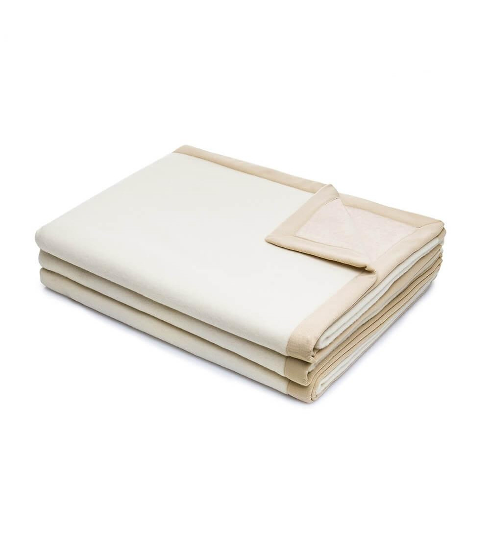 MANTA LANA DOBLE CARA BEIGE