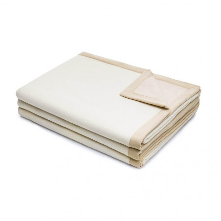 MANTA LANA DOBLE CARA BEIGE