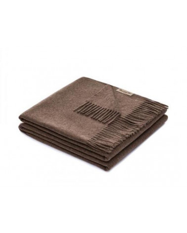 MANTA PLAID CASHMERE  100%  MARRON
