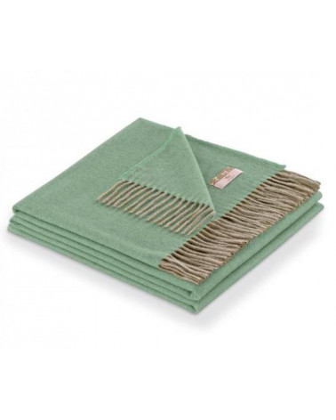 MANTA PLAID CASHMERE  100%  VERDE
