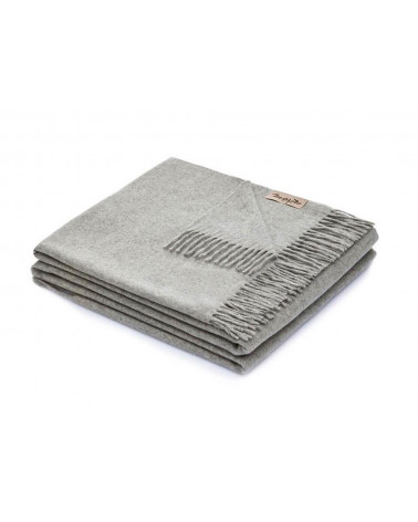 MANTA PLAID CASHMERE  100%  GRIS