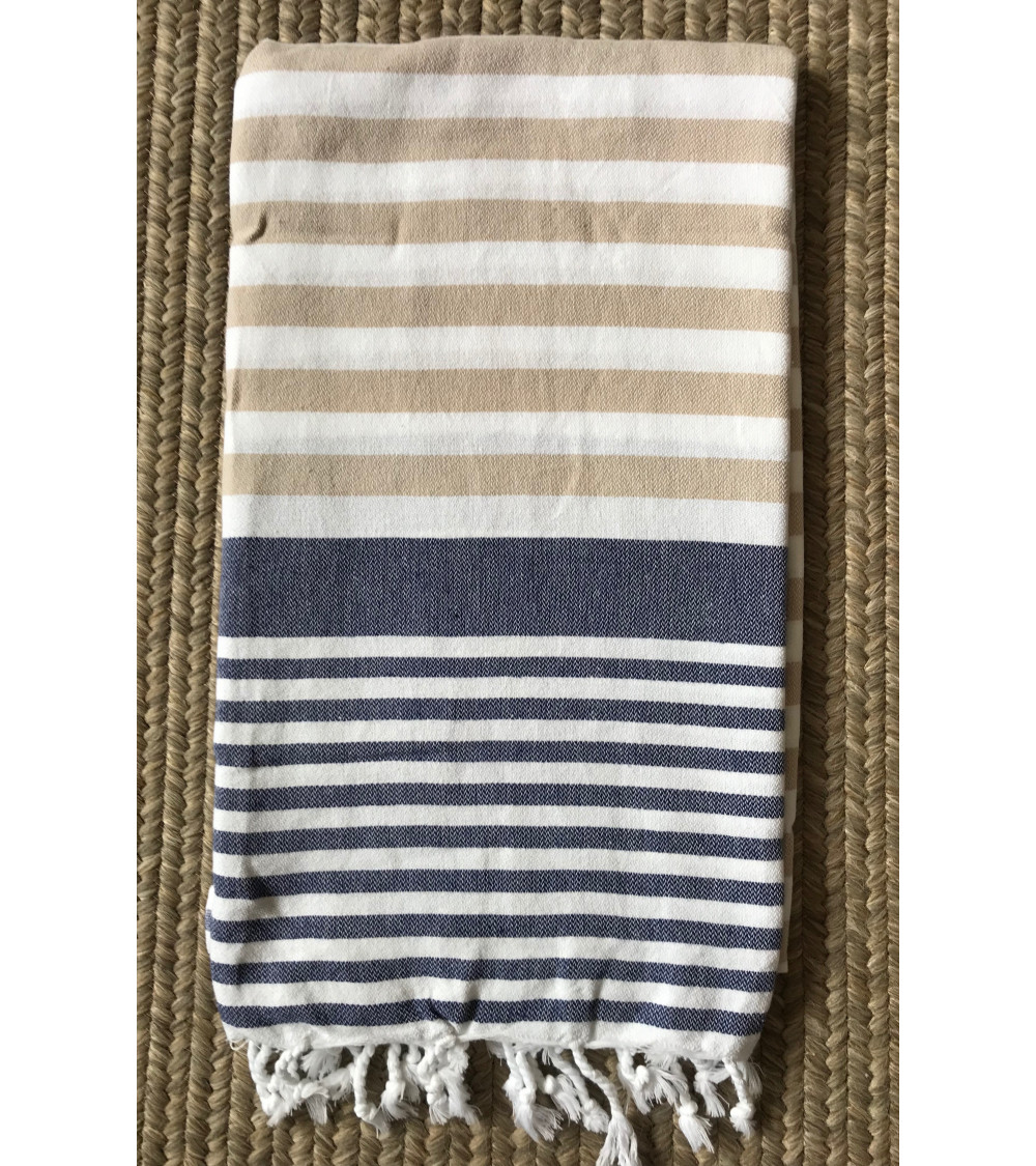 GALIA Beige - Navy Blue