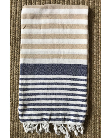 GALIA Beige - Navy Blue